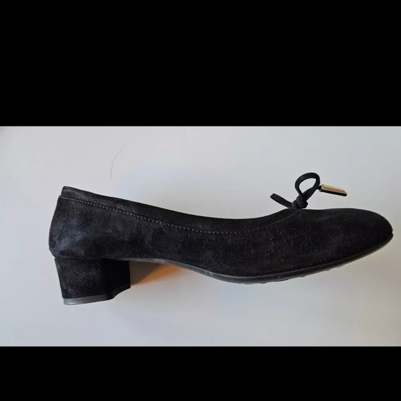 AGL Kristin Block Heel Pumps, Black Suede Size 40 Eur  8.5 US - Picture 8 of 8